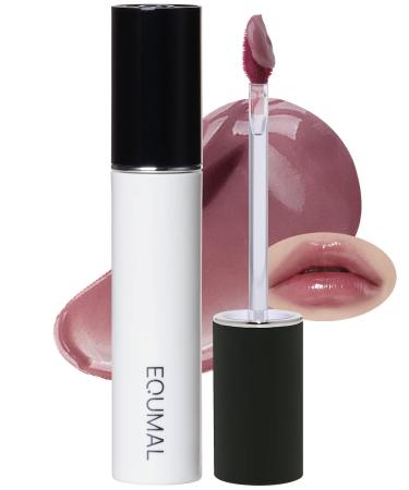 EQUMAL Non-Section Glowy Tint   108 SOOTY HAZE   Glass Lasting Transparent & Flexible Lip Makeup - Moisturizing Lip Stain for Glossy Finish   Buildable Lipstick for Fuller Looking Lip  0.18 fl.oz.