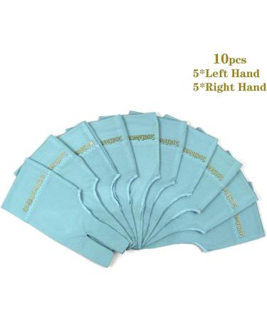 Polymath Billiard Gloves Set of 10 - 3-Finger Snooker & Pool Cue Gloves for Men & Women - Spandex Lycra - Ideal for Left or Right Hand - Hellblau - Buy Online on GoSupps.com