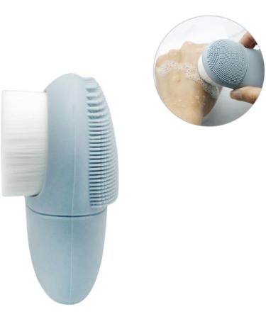 Angoily 1pc Silicone Face Cleansing Brush Face Cleaning Brush Handheld Mat Scrubber Manual Cleansing Brush Double-Sided Face Brush Face Scrub Brush Facial Cleanser Double Head - Buy Online on GoSupps.com