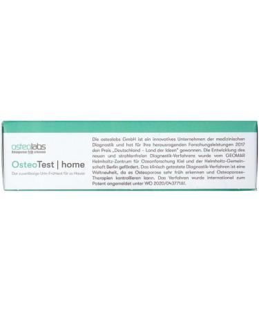 Osteo Home Test: Accurate Urine Test Kit for Bone Health - 1 stk | International Shipping Available - Buy Online on GoSupps.com