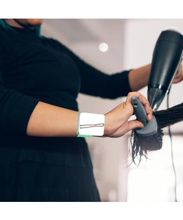 Beavorty snap Barber Wristband Hair Clip Bracelet Sewing Bobby Wristband Silicone Wrist Hair Clips Bracelet Wrist Mount Magnet pin Jewelry - Buy Online on GoSupps.com