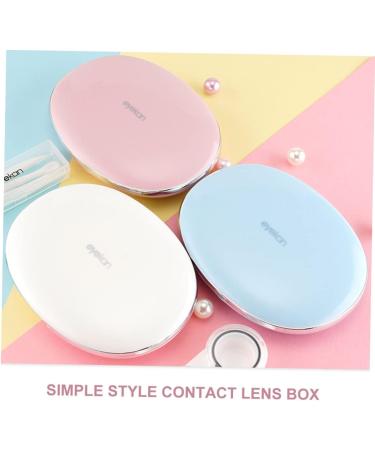 Buy HOMSFOU Contact Lens Box - Invisible Pink Lens Case Container for Easy Travel | International Shipping Available - Buy Online on GoSupps.com