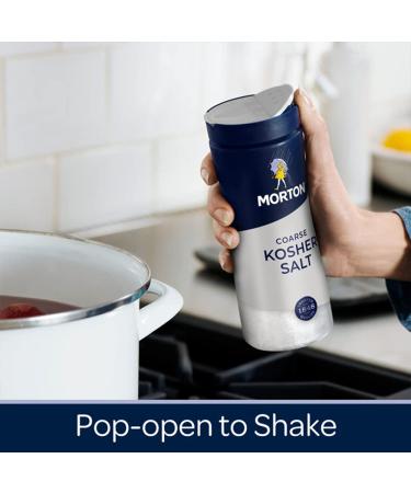 Morton Coarse Kosher Salt 16oz - Premium Quality for Cooking and Seasoning - Buy Online on GoSupps.com