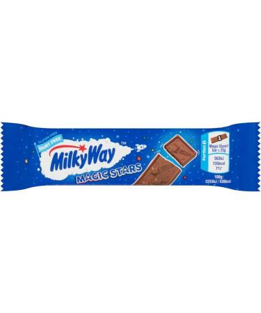 Chocolate Bar Bundle With Milky Way Magic Stars Dairy Free Chocolate 25g x2 and Chocolate With Popping Candy 25g x2 (4 Pack) - Buy Online on GoSupps.com