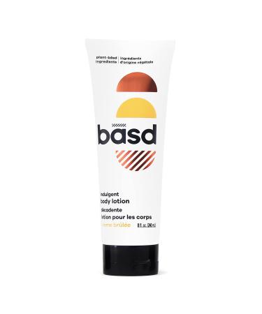 Basd Organic Body Lotion, Indulgent Crème Brulee | Natural & Moisturizing Ingredients, Vegan, Hypoallergenic, 8 Ounce Tube Indulgent Creme Brulee 240 ML