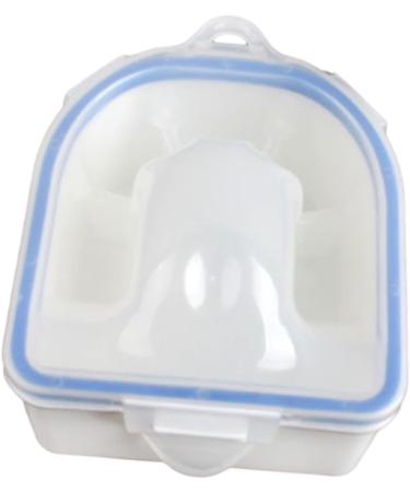 Sharplace Nail Soaking Bowl Manicure Bowl Keep Warm Nail Art Tool Gel Polish Powder Remover for Salon Home Use Blue - Buy Online on GoSupps.com