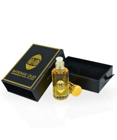 INTENSE OUD Rashid Al Layl Perfume Oil 12ML (0.40 OZ) With Black Gift Box A Romantic Blend Of Rose & Jasmine Deepened By Vetiver & Patchouli. - Buy Online on GoSupps.com