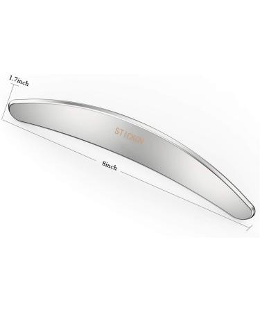 Justsun Gua Sha Schaber - Premium Stainless Steel Massage Tool for Spa & Acupuncture Therapy | Muscle Pain Relief - Buy Online on GoSupps.com