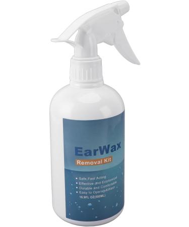 500ml Ear Wax Removal Kit - Ear Cleaner Bottle Bulb Syringe & Tool for Improved Hearing Clarity | International Shipping Available - Buy Online on GoSupps.com