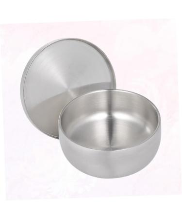 Frcolor 3-Piece Metal Stand Set - Polished Silver Shell Salon Gift | Stainless Steel Razor Holder | Bathroom Organizer 11x11x6.5cm - Buy Online on GoSupps.com