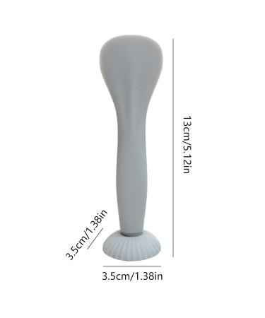 FECFUCY Baby Cream Spatula | Silicone Diaper Cream Brush | Baby Bum Spatula with Suction Foot for Kids - Silver Gray - Buy Online on GoSupps.com