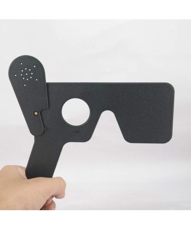 Ophthalmic Lorgnette Occluder - 17 Hole Black Plastic | International Shipping Available - Buy Online on GoSupps.com