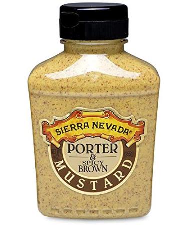 Sierra Nevada Porter & Spicy Brown Mustard, 9 oz Sqz (6 Pack)