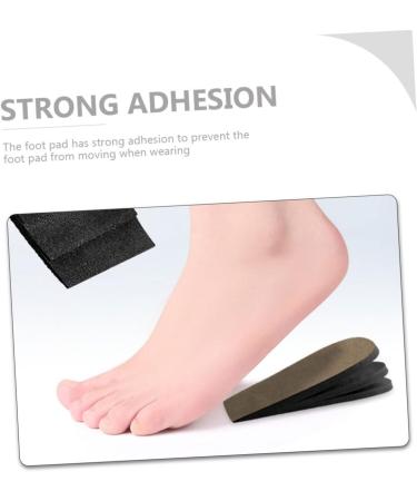 FOMIYES Heightened Cushions 5 Pairs Invisible Half Insoles for Men & Women | Non-Slip Orthopedic Pads for Heels - Buy Online on GoSupps.com
