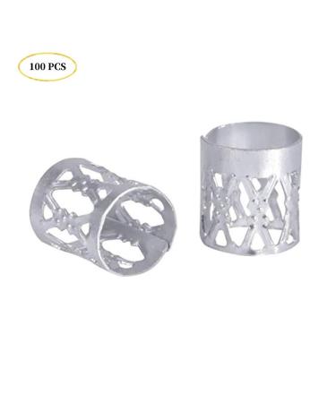 Colorful Hair Lichen Beads - 100 Pearl Cuffs for Styling | 7 Vibrant Colors | Decorative Accessories for Hair - Buy Online on GoSupps.com