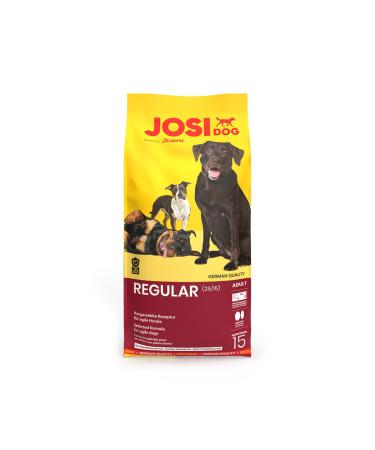 JosiDog Regular Premium dry food for Agile Adult Dogs - Gluten Free - Complete Food with 80% Animal Protein - Complete Food with 80% Animal Protein -