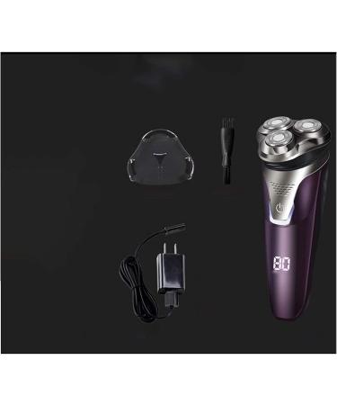 Premium Electric Razor Shaver for Men - IPX7 Waterproof Wet & Dry Rotary Trimmer with Charging Adapter - Buy Online on GoSupps.com