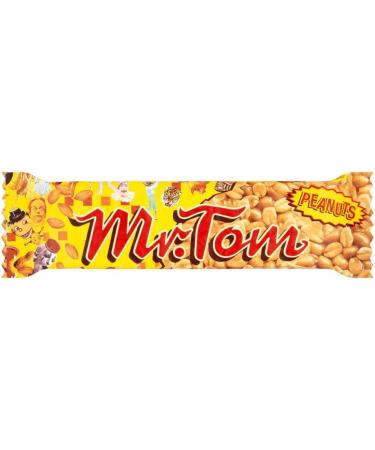Mr Tom Peanut Bar 72 X 40g - Surprisingly Light Crisp & Easy To Eat Boxed Treatz - Buy Online on GoSupps.com