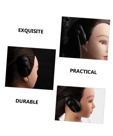 FOMIYES 8 Pcs Silicone Ear Covers for Hair Dryer and Shower - Black, 20X14.2CM - Ear Protector Caps for Hair Salon - Buy Online on GoSupps.com