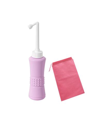 Brigtviee Peri bottle 500 ml for Po shower intimate shower and vaginal shower - travel bidet - portable bidet sprayer - Hand bidet for toilet - Portable bidet with 75 angle nozzle and travel bags