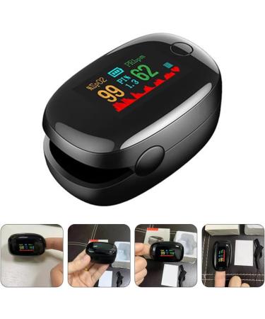 Milist Mini Finger Pulse Oximeter - Portable ABS Oxygen Saturation Monitor with Clip for Accurate Blood Oxygen Measurement - Ideal for Home & Travel - Buy Online on GoSupps.com