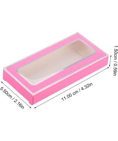 Buy Minkissy 30pcs False Eyelash Box - Perfect Organizer for Fake Lashes | Empty Lash Holder Case - Pink Cosmetic Storage - Buy Online on GoSupps.com