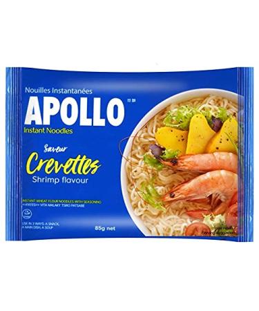 Epicerie sal e APOLLO - Shrimp Noodles 85G - Pack of 4 - Sold in Packs