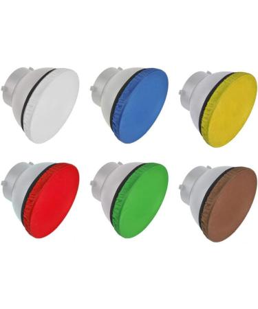 SQXBK 6PCS 7 Standard Diffuser Light Sock Cloth Set - White/Red/Yellow/Blue/Brown/Green - Buy Online on GoSupps.com