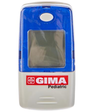 GIMA OXY-5 Children's Pulse Oximeter - Portable Finger Oximeter for Oxygen Saturation & Heart Rate | Professional Pediatric Monitor with 2 AAA Batteries - Buy Online on GoSupps.com