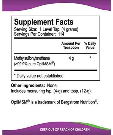 Kala Health MSMPure Coarse Powder Flakes - 1lb 1 Pound - 99.9% Pure Organic Sulfur Crystals Supplement - Made in USA - Buy Online on GoSupps.com