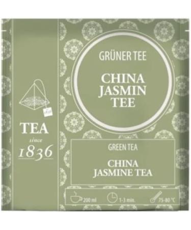 Tea Since 1836 | Jasmine Green Tea Pyramids | Jasmine Green Tea | Chinese Green Tea Pyramids | Jasmine Green Tea 2 x 15 Pyramids - 90 Gr - Buy Online on GoSupps.com