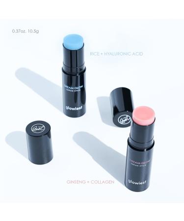 Dream Glow Serum Stick - RICE + HYALURONIC ACID | Daily Hydrating Booster for Face Lips Eyes Neck & Body | Concentrated Korean Skincare Treatment - 0.37 oz - Buy Online on GoSupps.com