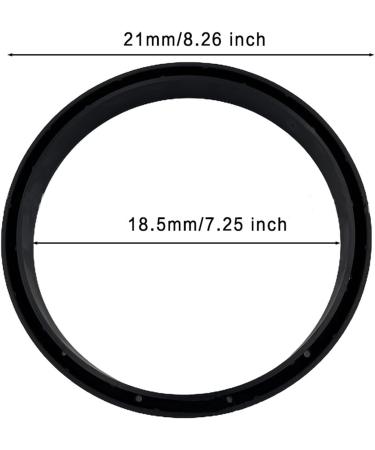 HIOPOIUYT 2 Pieces Protective Rubber Rings Set Cylinder Base Holder Rubber Supports Suitable For Cylinder Base - Buy Online on GoSupps.com
