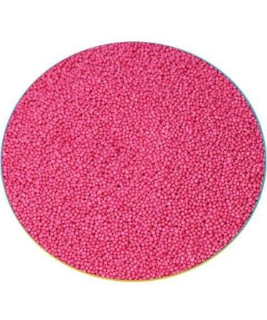 Pink Edible Cake Sprinkles Non Pareils - Decorations Cupcakes (Pink 100g) Pink 100g