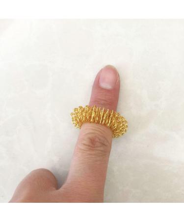 Gatuida 10pcs Finger Massage Ring Toy - Carbon Steel Pointed Medicine Rings for Relaxation & Stress Relief - Buy Online on GoSupps.com