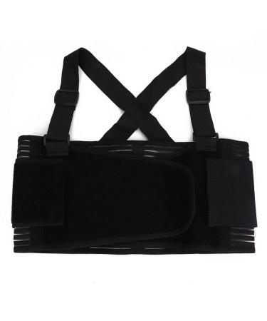 ZJchao Lumbar Lower Back Brace Support Belt - Dual Adjustable Straps Breathable Mesh Ideal for Weightlifting & Fitness | International Shipping - Buy Online on GoSupps.com