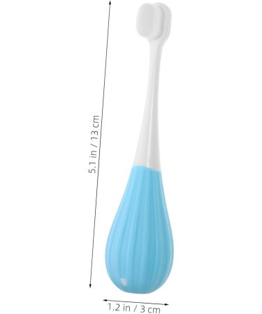 Buy Minkissy 3-Piece Children's Toothbrush Set Cute Blue Toddler Brushes in Bulk | Perfect for Kids Oral Care - Buy Online on GoSupps.com
