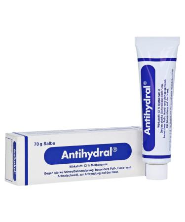 Antihydral Non-Irritating Cream-Paste ZeroSweat Antiperspirant Great for Hyperhidrosis Excessive Sweating (Pack of 2)