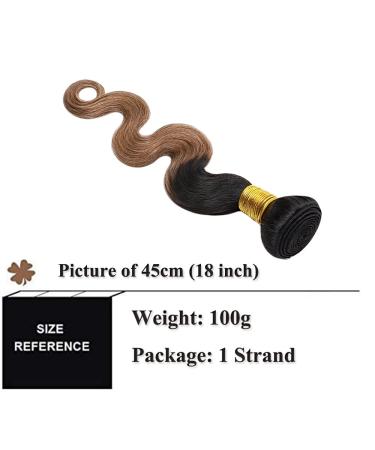 Sego Brazilian Human Hair Bundles | 100% Virgin Body Wave Weave - Natural Black & Chestnut Brown 16 Extensions - Buy Online on GoSupps.com