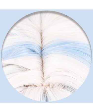 Platinum Blue Long Wig for Focalors Furina Cosplay | Genshin Impact Game | Synthetic Heat-Resistant Hair - Buy Online on GoSupps.com