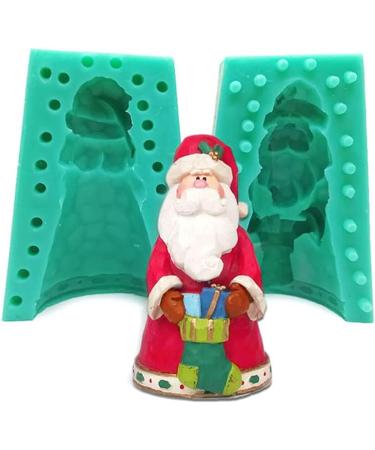 Christmas Silicone Candle Mold Santa Claus 3D Soap Mold Aroma Candle Plaster Mold Chocolate Mold Christmas Home Decor Santa Mold Silicone Chocolate Soap 3d S0098 - Buy Online on GoSupps.com