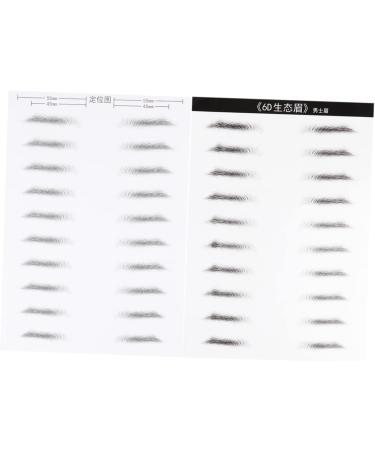 FOMIYES 6 Sheets Pairs Stick on Brows Eyebrows Skz Stickers Simulation Eyebrow Makeup Tools 3 Proof 1 count (Pack of 1) As Shownx3pcs - Buy Online on GoSupps.com