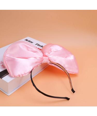 FRCOLOR Huge Bow Headband Bowknot Hair Hoop Halloween Christmas Hair Band Hoop Party Hair Accessories for Woman Girl (Pink) - Buy Online on GoSupps.com