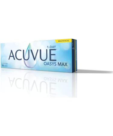 Buy Acuvue Oasys Max 1-Day Multifocal Daily Lenses - +2.25 DPT BC 8.4 UV Protection Comfort for Near Intermediate & Distant Vision - International Shipping Available - Buy Online on GoSupps.com