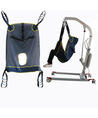Patient Lift Medical Slings Patient Lifter Medical Lift Equipment Walking Standing Aids Full Body Transfer Belt Strap Universal Full Body Mesh Lift Sling for Elderly Disabled OneSize