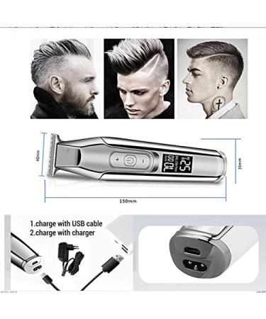 Professional Hair Clipper & Beard Trimmer for Men | Cordless Haircut Electric with LCD Display - Buy Online on GoSupps.com