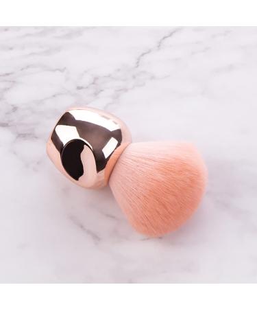 UNIMEIX Big Round Head Nail Dust Brush - Rose Gold Kabuki Nail Brush for Acrylic UV Gel Nail Arts - Buy Online on GoSupps.com
