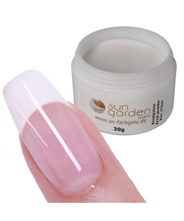 30g Clear Acrylic Powder for Nail Art - Air-Curing Acrylic Powder for Professional Use - Buy Online on GoSupps.com