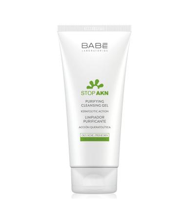 Babe Stop AKN Purifying Cleansing Gel 200ml - Gentle Acne-Fighting Formula - Buy Online on GoSupps.com