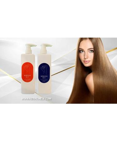 KERATIN ELY Champ Clarificante & Tratamiento de Queratina Profesional - Effective Hair Care Solution - Buy Online on GoSupps.com